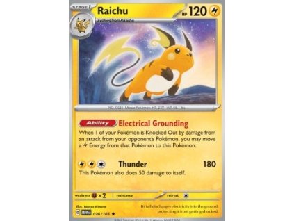MEW 026/165 Raichu - 151