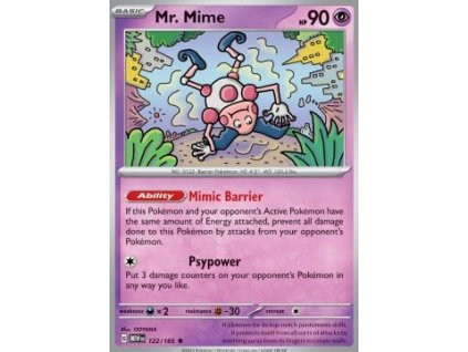 MEW 122/165 Mr. Mime - 151