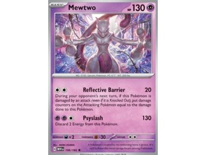MEW 150/165 Mewtwo - 151