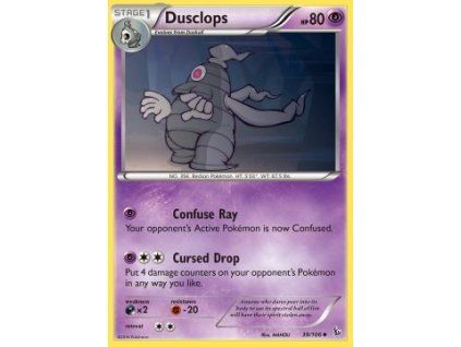 FLF 039/106 Dusclops - Flashfire (Stav Excellent, Verze NORMAL)