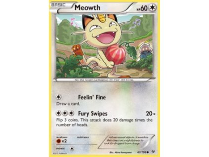 ROS 067/108 Meowth - Roaring Skies