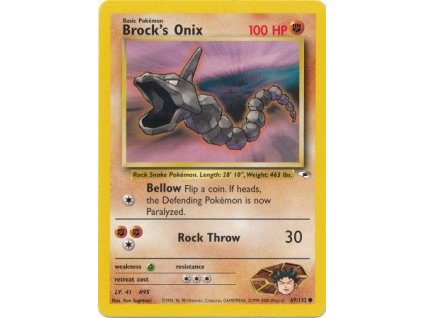 GH 069/132 Brock´s Onix - Gym Heroes