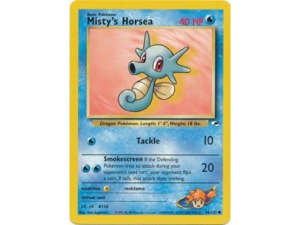 086/132 Misty's Horsea - Gym Heroes