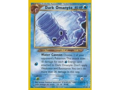 NDE 037/105 Dark Omanyte - Neo Destiny