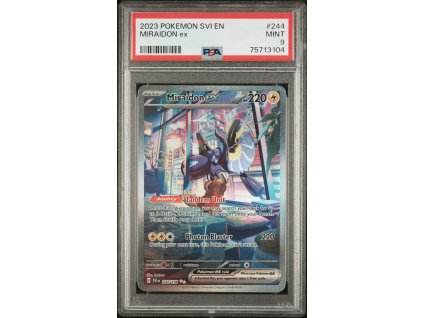 SV1en 244/198 Miraidon ex - Scarlet & Violet - PSA 9