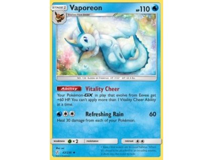 CEC 042/236 Vaporeon - Cosmic Eclipse