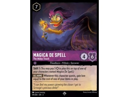 INK 049/204 Magica De Spell - The Midas Touch - Into The Inklands