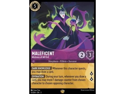 INK 051/204 Maleficent - Mistress of All Evil (V.1) - Into The Inklands
