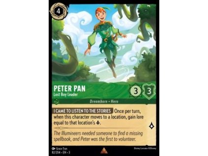 INK 082/204 Peter Pan - Lost Boy Leader - Into The Inklands