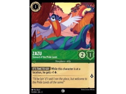 INK 093/204 Zazu - Steward of the Pride Lands - Into The Inklands