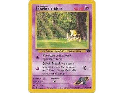 GC 094/132 Sabrina's Abra - Gym Challenge