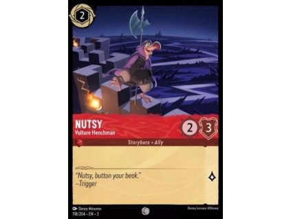 INK 118/204 Nutsy - Vulture Henchman - Into The Inklands