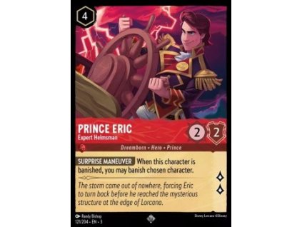 INK 121/204 Prince Eric - Expert Helmsman - Into The Inklands