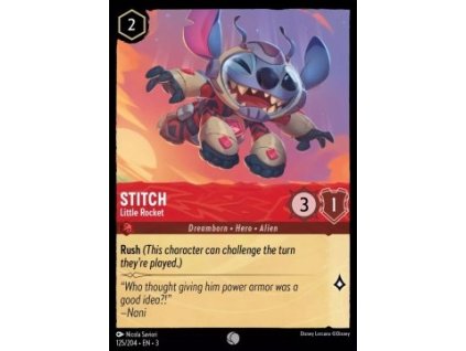 INK 125/204 Stitch - Little Rocket - Into The Inklands