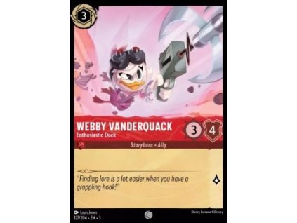 INK 127/204 Webby Vanderquack - Enthusiastic Duck - Into The Inklands