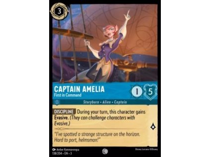 INK 138/204 Captain Amelia - First in Command - Into The Inklands