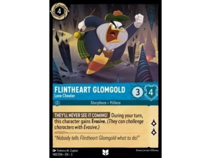 INK 140/204 Flintheart Glomgold - Lone Cheater - Into The Inklands