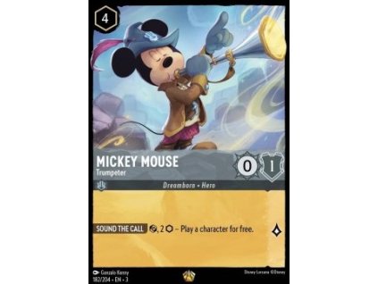 INK 182/204 Mickey Mouse - Trumpeter (V.1) - Into The Inklands