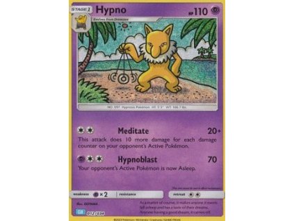 CLB 012/034 Hypno - Trading Card Game Classic