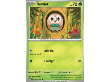 SFA 003/064 Rowlet - Shrouded Fable