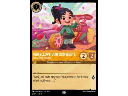 SSK 006/204 Vanellope von Schweetz - Sugar Rush Champ - Shimmering Skies