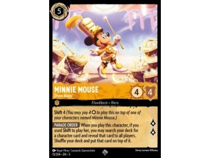 SSK 015/204 Minnie Mouse - Drum Major - Shimmering Skies