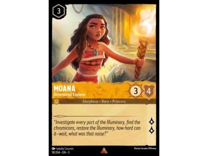 SSK 018/204 Moana - Determined Explorer - Shimmering Skies