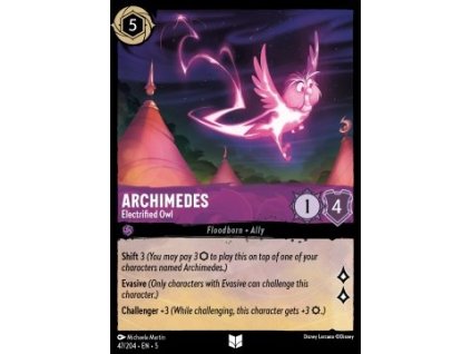 SSK 047/204 Archimedes - Electrified Owl (V.1) - Shimmering Skies