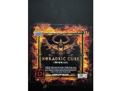 Horadric Cube 22/25 - Imperius - Upper Deck