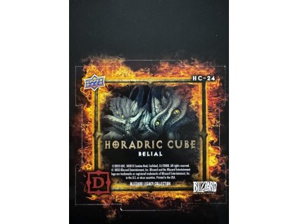 Horadric Cube 24/25 - Belial - Upper Deck