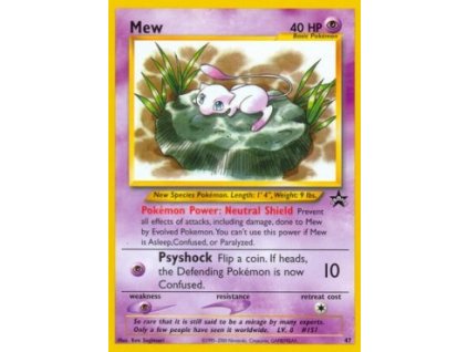 WP47 Mew - Wizards Black Star Promo