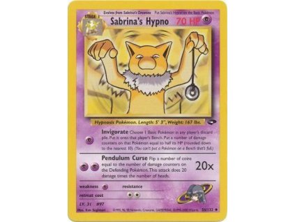 GC 056/132 Sabrina's Hypno - Gym Challenge