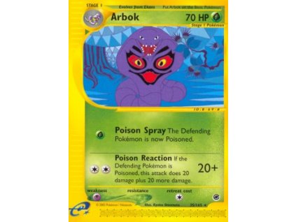 EX 035/165 Arbok - Expedition Base Set