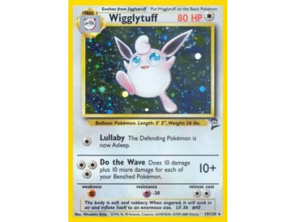 BS2 019/130 Wigglytuff HOLO - Base set 2