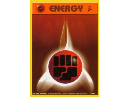 BS2 125/130 Fighting Energy - Base Set 2