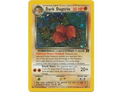TR 06/82 Dark Dugtrio HOLO - Team Rocket