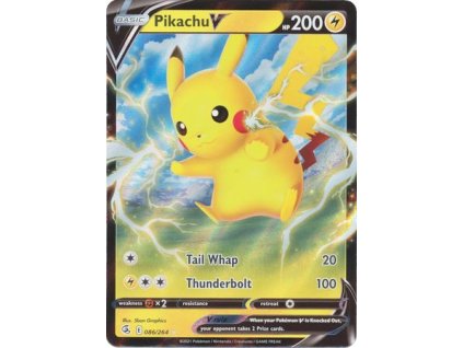 FST 086/264 Pikachu V - Fusion Strike