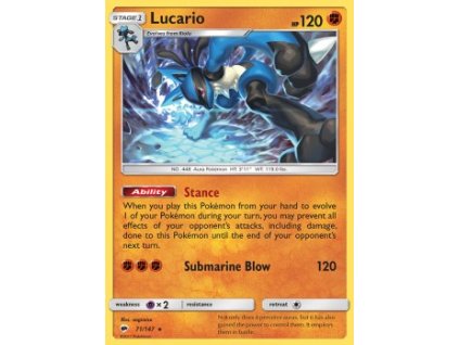 BUS 071/147 Lucario - Burning Shadows