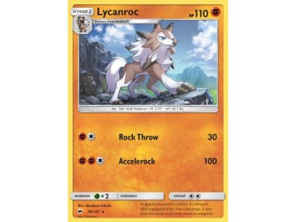 BUS 076/147 Lycanroc - Burning Shadows