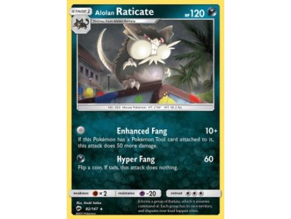 BUS 082/147 Alolan Raticate - Burning Shadows