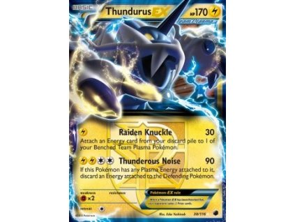 PLF 038/116 Thundurus EX - Plasma Freeze