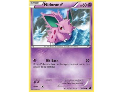 PLF 043/116 Nidoran M - Plasma Freeze
