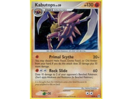 004/099 Kabutops Lv.59 - Arceus