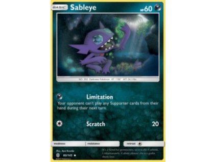 GRI 080/145 Sableye - Guardians Rising