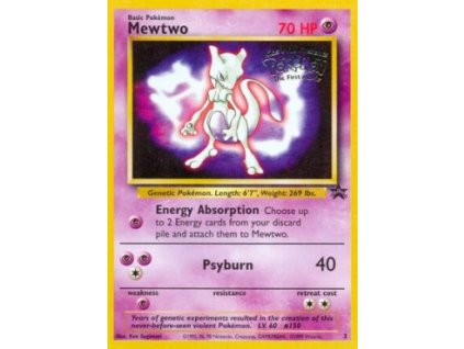 WP03 Mewtwo - Wizards Black Star Promo