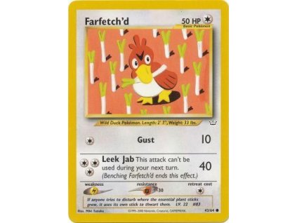 NR 43/64 Farfetch'd - Neo Revelation