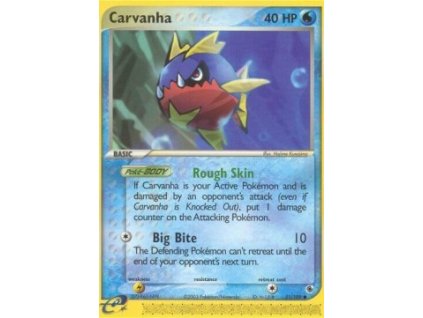 RS 051/109 Carvanha - EX Ruby & Sapphire