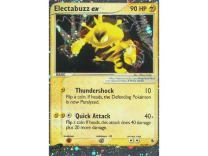 RS 097/109 Electabuzz ex - EX Ruby & Sapphire