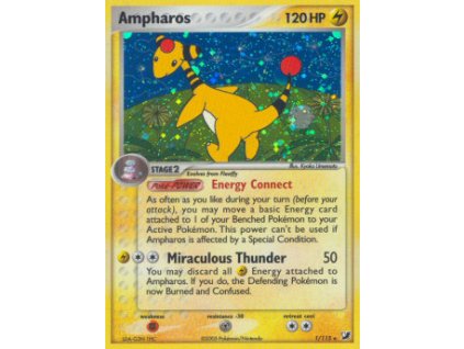UF 001/115 Ampharos - EX Unseen Forces