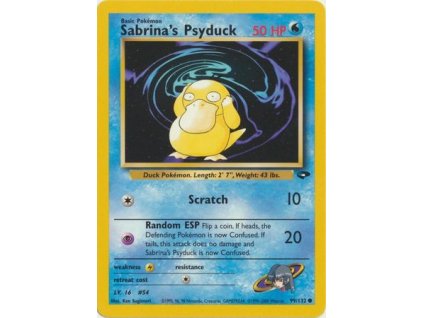 GC 099/132 Sabrina's Psyduck - Gym Challenge